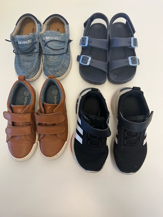adidas Other - Bundle of 4 Pairs - Toddler Boy Shoes Size 12 - Adidas, Cat & Jack & More